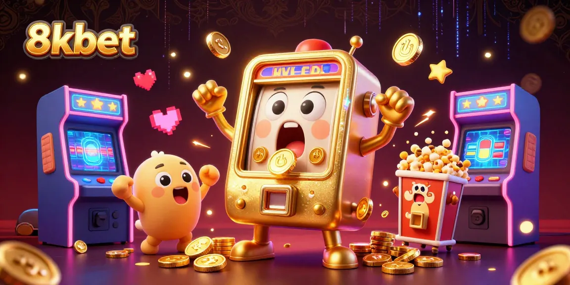 Experience 8xbet's thrilling jackpots with vibrant slot machines celebrating big wins!