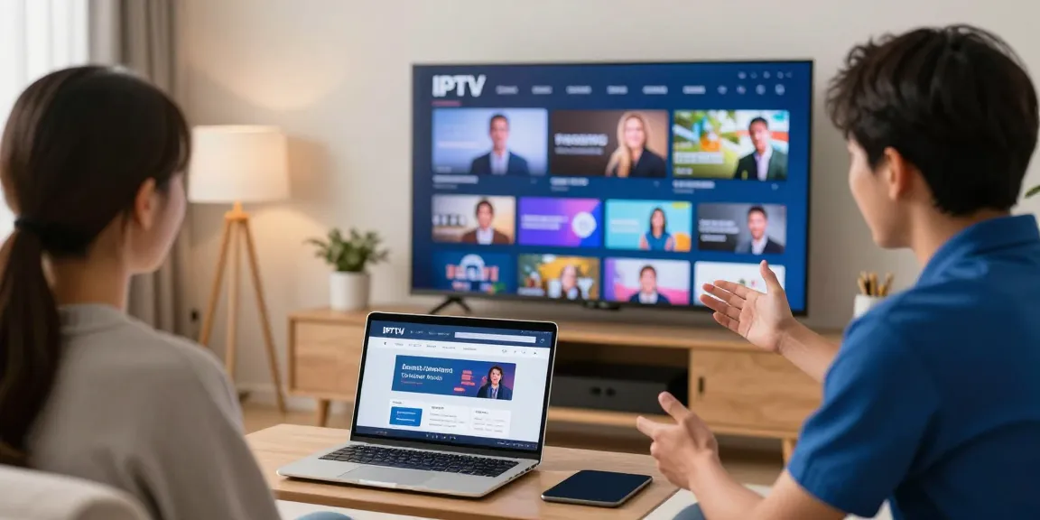 Trusted IPTV subscription provider helping a customer set up local services seamlessly.