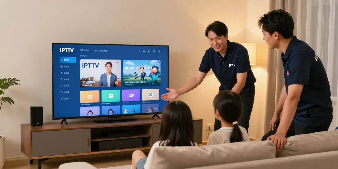 British IPTV provider demonstrating trusted services in a community home setting