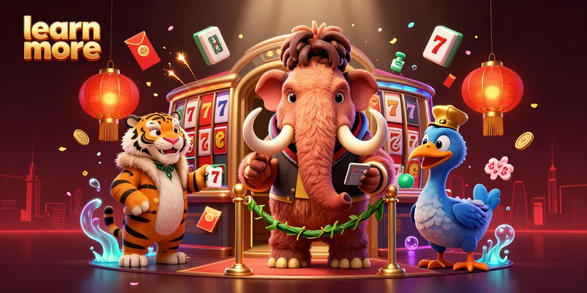 Immerse in the vibrant casino world to learn more about gaming, featuring unique characters and dynamic elements.