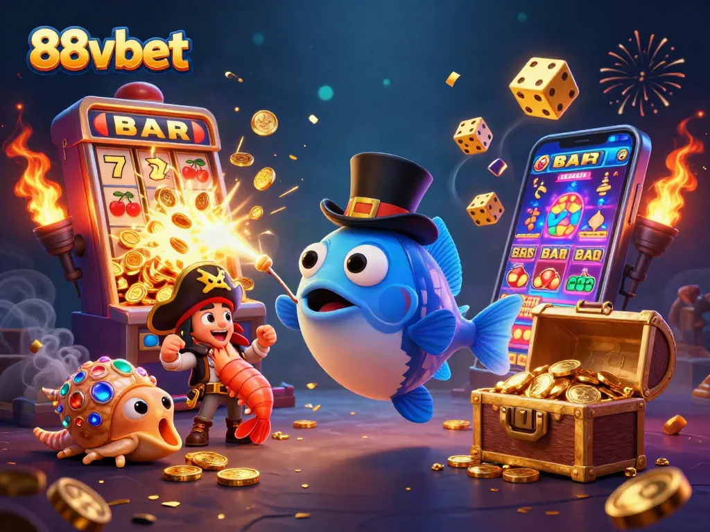 Attract jackpot winnings at 88vbet with glowing coins and dynamic casino elements.