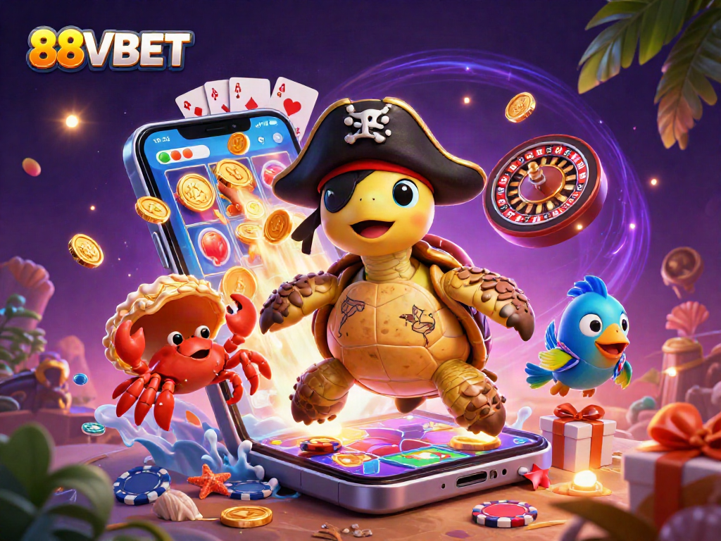 88VBET pirates winning treasures with vibrant games amidst captivating underwater adventure