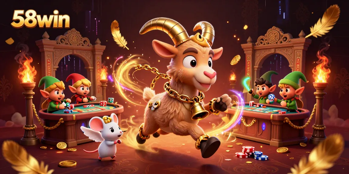 Engage in thrilling gameplay at 58win while Krampus oversees the holiday-horror casino adventure.