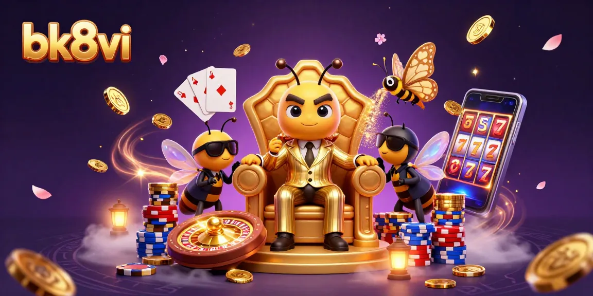 Experience the thrilling bk8vi casino with vibrant gaming elements and a dynamic bumblebee mob boss.