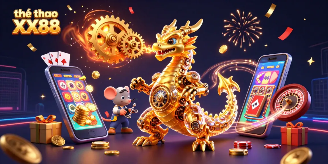 Experience thrilling sports betting at thể thao XX88 with a dynamic scene full of excitement and games.