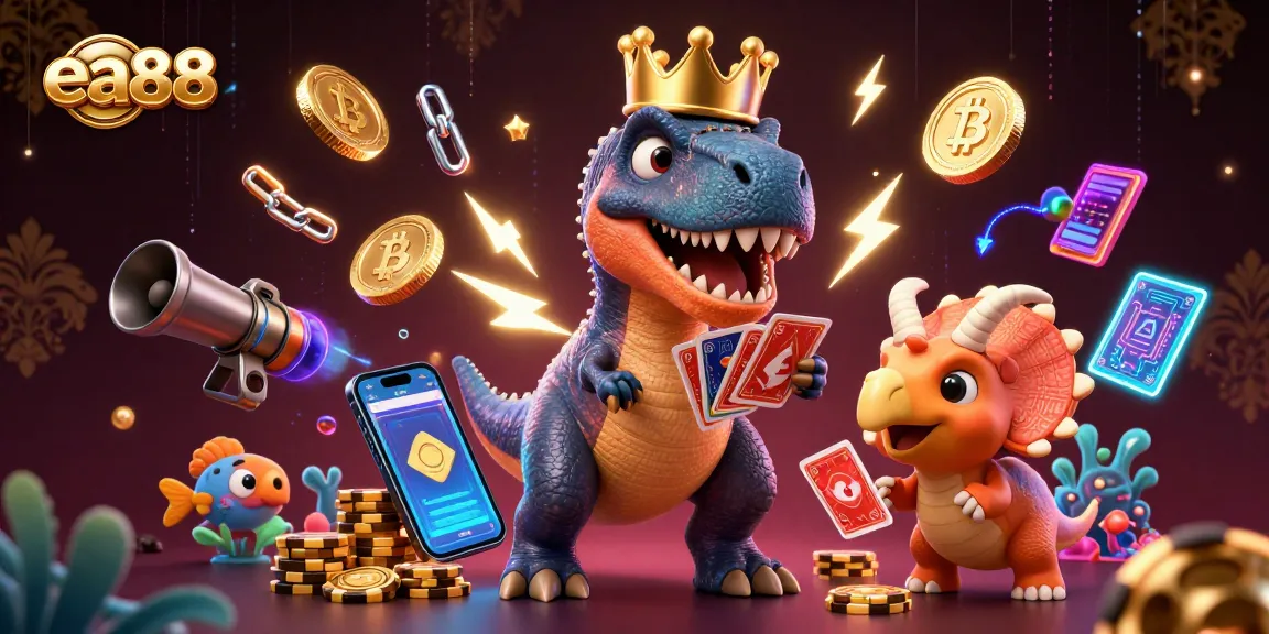 Experience thrilling sea adventures with ea88's captivating games featuring friendly dinosaur characters.