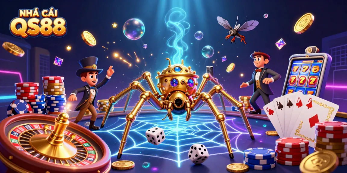 Experience thrilling wins at NHÀ CÁI QS88 with exciting gaming elements and golden treasure.